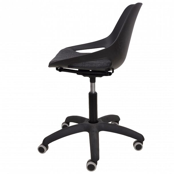 Стул Q5 c мягким сиденьем SW КРЕСЛО на черной Крестовине Somalia, черный - Вид 4