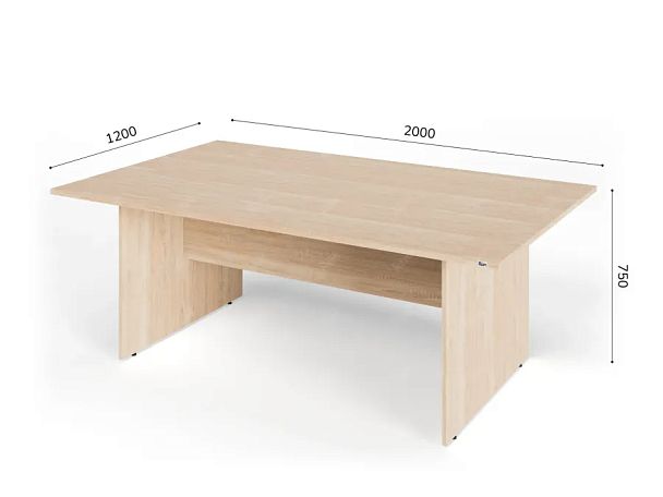 ЛАЙТ / LIGHT RLG009-20x12 Конференц-стол 200x120x75 Дуб Сонома - Вид 5
