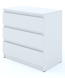 Комод "Комоды  для гостиной"  ПК-ОБИ-КД80Х48Я3-В1-76 белый - Фото предпросмотра