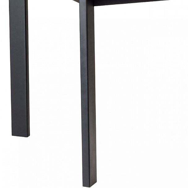 Стол деревянный кухонный раскладной Стил 120(170)*80 Бетон/Черный - Вид 10