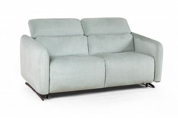 Rimini диван-кровать прямой замша мятный - Вид 27