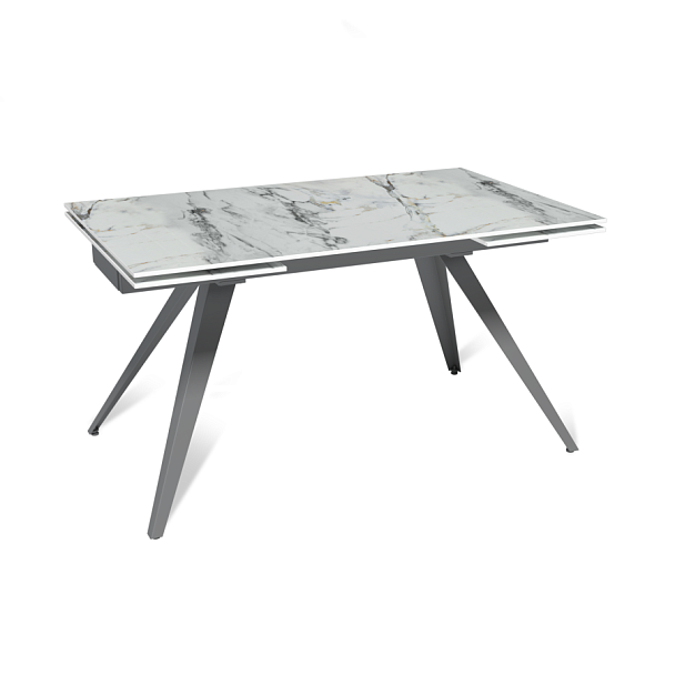 Стол раскладной Asti (140+40+40), керамика глянцевая Ice Jade - Вид 1