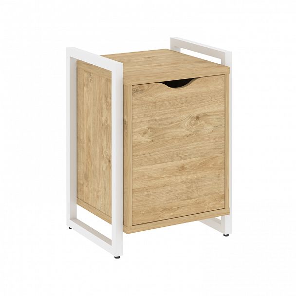 Тумба на опорах "Loft" VR.L-T2.O тиквуд светлый/белый - Вид 1