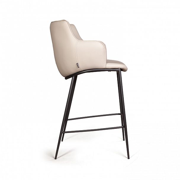 Стул полубарный Sofia, экокожа тауп - Вид 5