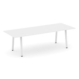 Style Project Direct Direct Стол переговорный SN-6A.SPRG-258.3 Белый/Металл Белый 2580*980*750 - Фото предпросмотра