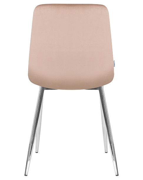 Стул обеденный DOBRIN ALEX (хром ножки, мокко велюр (V108-104), ) - Вид 5