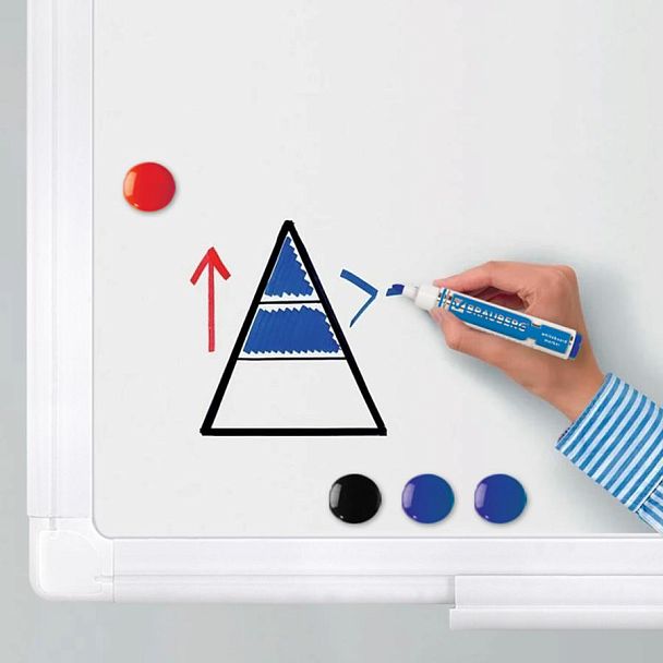 Доска магнитно-маркерная 30х45 см, ПВХ-рамка, BRAUBERG "Standard", 238313 - Вид 7