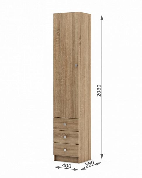 Шкаф для белья Бостон-3 - Вид 2