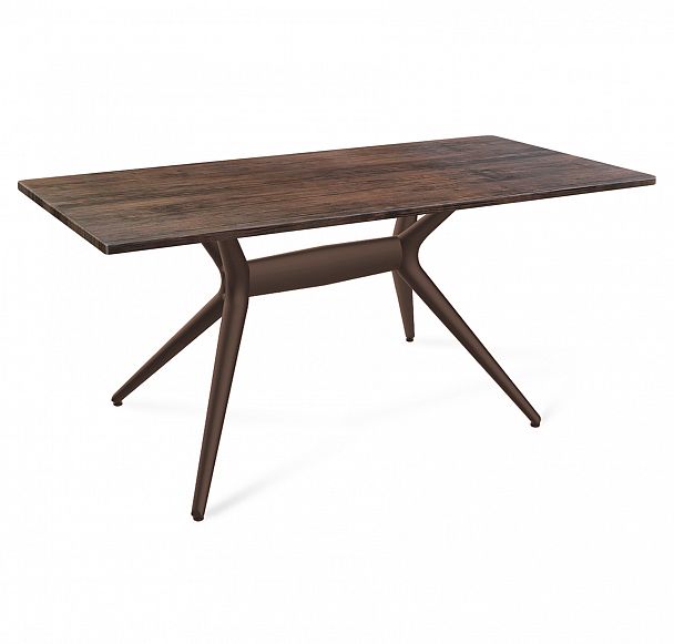 Стол обеденный Sheffilton SHT-TU30-2/120/80 МДФ коричневый/палисандр - Вид 1