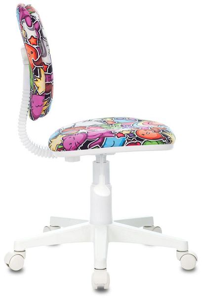 Кресло детское Бюрократ CH-W204NX мультиколор маскарад крестов. пластик пластик белый - Вид 2