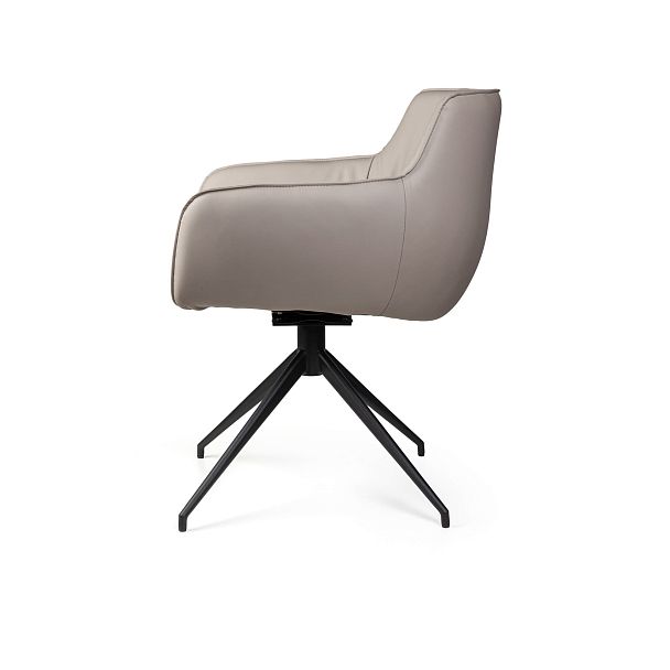 Полукресло Sofia, экокожа soft-touch, серый - Вид 4