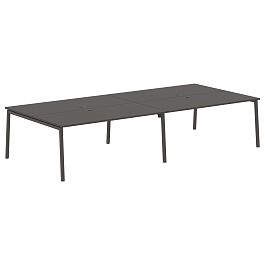 Стол 4-х местный ELWST 3516 Мокко/Мокко 3526х1606х750 EDIS - Фото предпросмотра