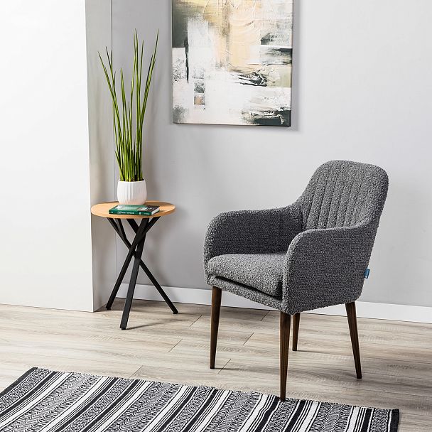 Стул Olaf темно-серый/т.орех - Вид 9