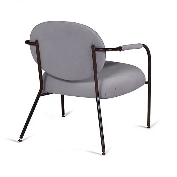 Лаунж кресло EGO, велюр серый - Вид 6