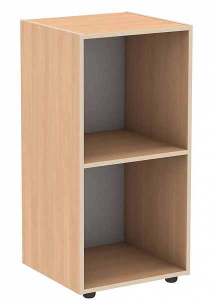 Секция 2-х ярусная Стеллажа "Модульного", клен - Вид 1