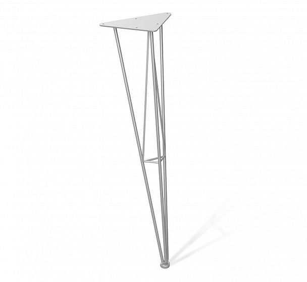 Стол рабочий Sheffilton SHT-TU10/TT31 120/65 ЛДСП хром лак/белый шагрень/серый - Вид 7