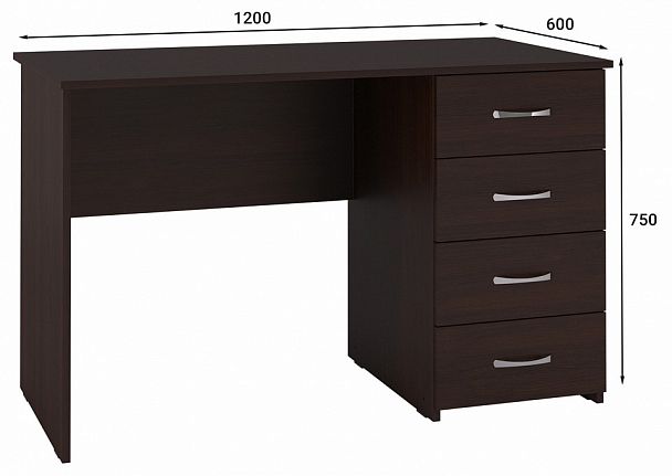 Стол письменный Эконом Стандарт С-111К - Вид 2