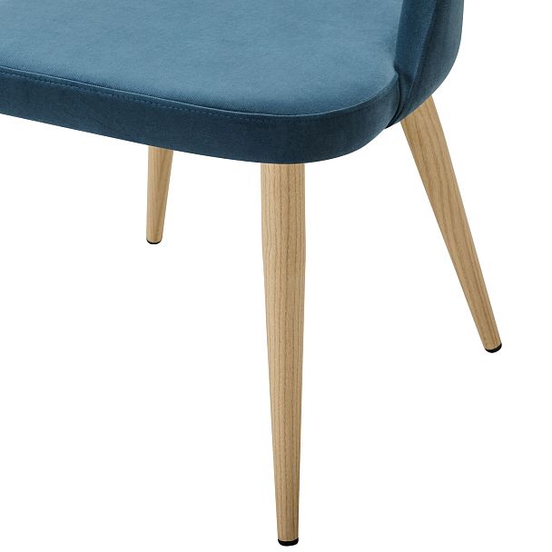 Стул Lars Diag blue/нат.дуб - Вид 7