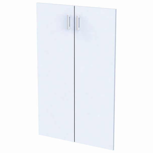 Дверь ЛДСП средняя "Арго", КОМПЛЕКТ 2 шт., 355х18х1150 мм, серый, А-604 - Вид 2