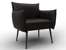 Кресло Лига-083 Экокожа коричневый - Фото предпросмотра