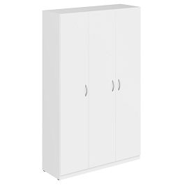 Шкаф для одежды и белья KWD 1345 Белый 1304х450х2100 KANN - Фото предпросмотра