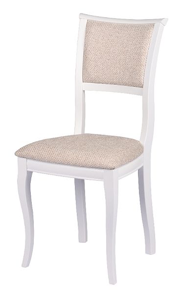 Обеденная группа стол Арей 160(210)х90х76 Белый и 6 стульев Камир Белый/Кремовая рогожка - Вид 7