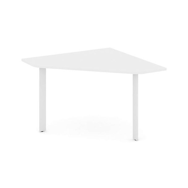 Style Project Next Угловой элемент переговорного стола SN-59.UPRG-031 Белый/Металл Белый 1180*1180*750 - Вид 1