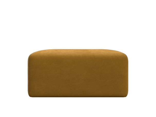 Модуль пуф Лига-060 НПБ Велюр желтый - Вид 1