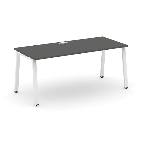 Style Project Direct Direct Стол письменный SN-6A.SR-013.M Антрацит/Металл Белый 1380*700*750 - Вид 1