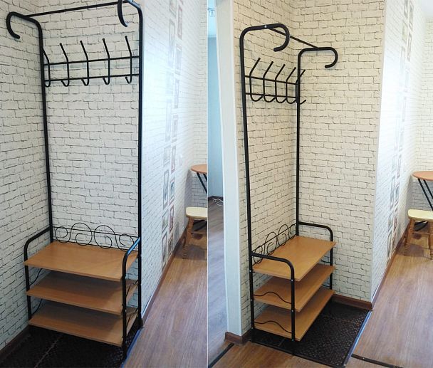 Вешалка Sheffilton M-306 черный муар/бук - Вид 5