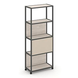 Shelf Mobile Стеллаж 5 уровней 1 секция VR.LT-STK-506.12 Денвер Светлый/Металл Антрацит/W-04 1200*400*2000 - Фото предпросмотра
