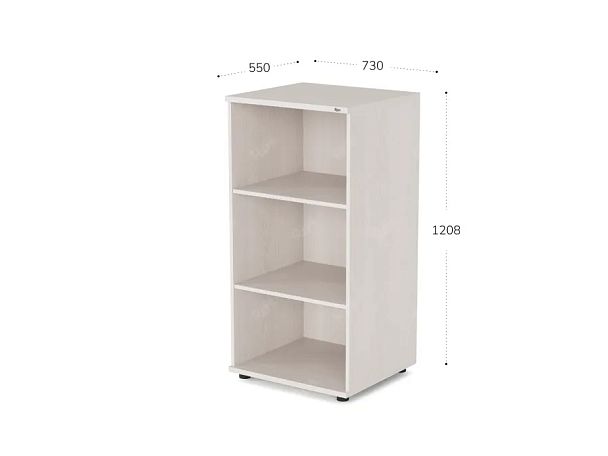 UNITY РШ-11Г ДУБ МОЛОЧНЫЙ Стеллаж открытый Прямой 730х550х1208 - Вид 1