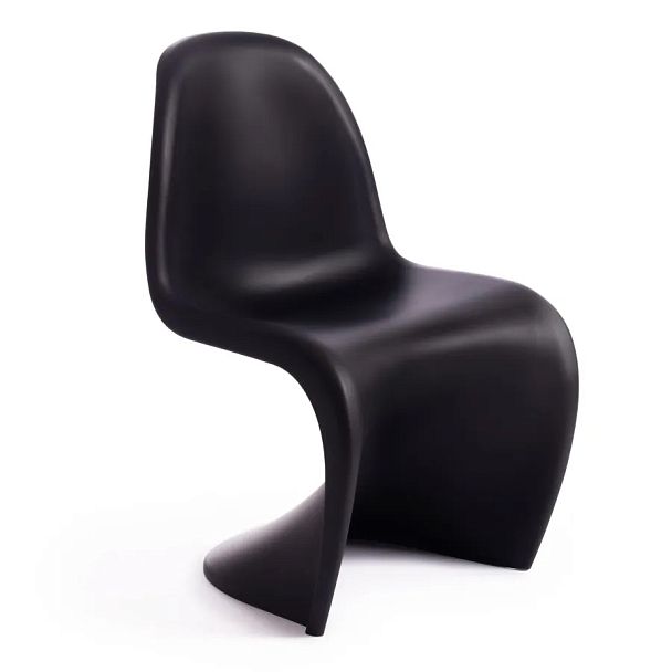 Стул Пантон/Panton (мод.C1074)/1 шт. в упаковке, пластик, Черный (Black) - Вид 1