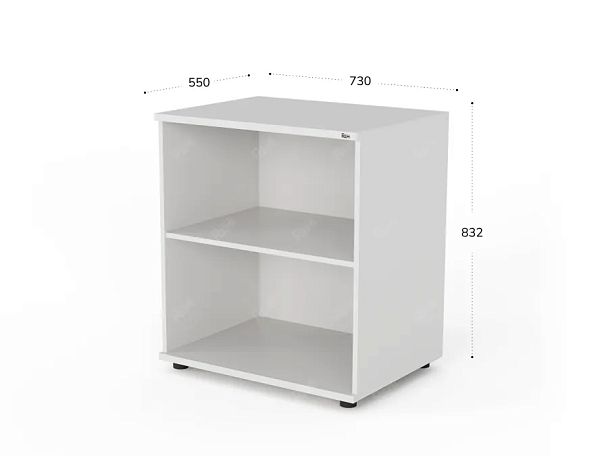 UNITY РШ-12Г БЕЛЫЙ Стеллаж открытый Прямой 730х550х832 - Вид 1