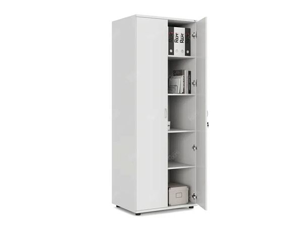 ЛАЙТ / LIGHT RLG038-70x55 Шкаф 4 полки 70x55x183 Белый - Вид 3