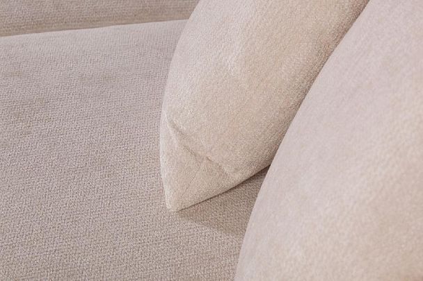 Bubble диван-кровать прямой, шенилл Reef cream - Вид 11