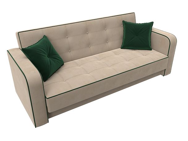 Диван-книжка Тур Велюр бежевый - Вид 5