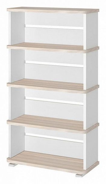 Стеллаж Б-25/4 Карамель/Белый - Вид 1