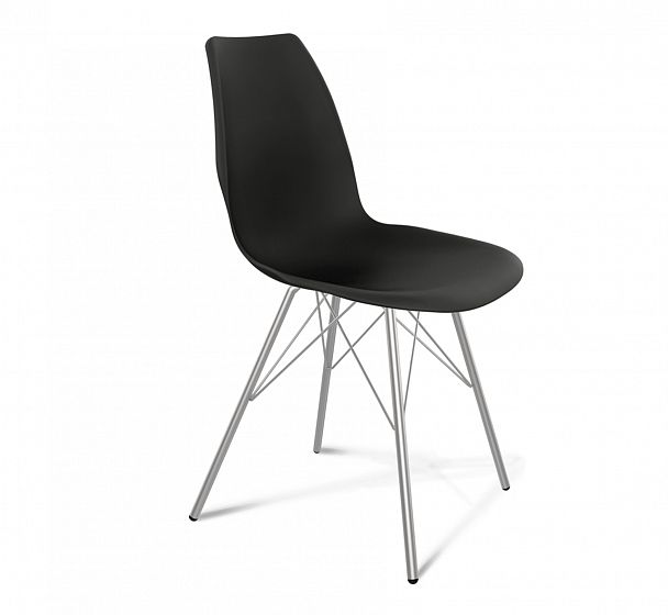 Стул Sheffilton SHT-ST29/S37 черный/хром лак - Вид 1