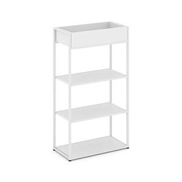 Rift Стеллаж металлический высокий приставной RF.STM-003 Белый Бриллиант/Металл Белый 796*350*1250 - Фото предпросмотра