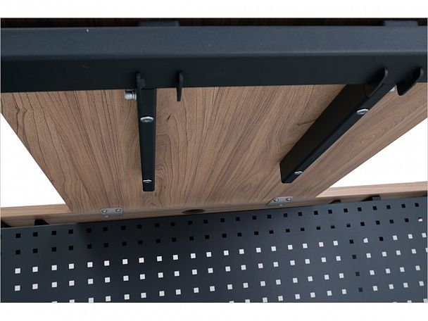 Брифинг-приставка NT 120 вяз натуральный/антрацит - Вид 4