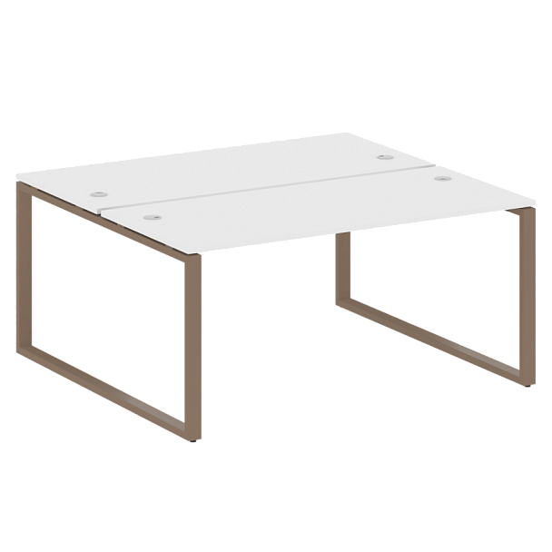 Metal System Р. ст. на О-образном м/к БО.РАС-СП-2.4 Белый/Мокко металл 1600*1475*750 - Вид 1