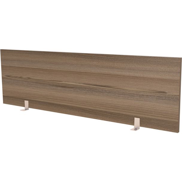 Экран для стола СМЭ25-16 Дуб сафари/Белый 1600x25x350 Аргентум-МП - Вид 1