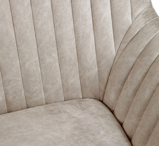 Кресло Sheffilton SHT-AMS2-1 НА МЕТАЛЛОКАРКАСЕ лунный мрамор/черный муар - Вид 7