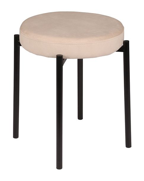 Комплект табуретов Кен, Confetti cream/черный, 2 шт. - Вид 1