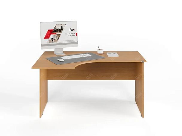 ЛАЙТ / LIGHT RLG004-14x9L Угловой стол 140x90x75 Бук - Вид 2