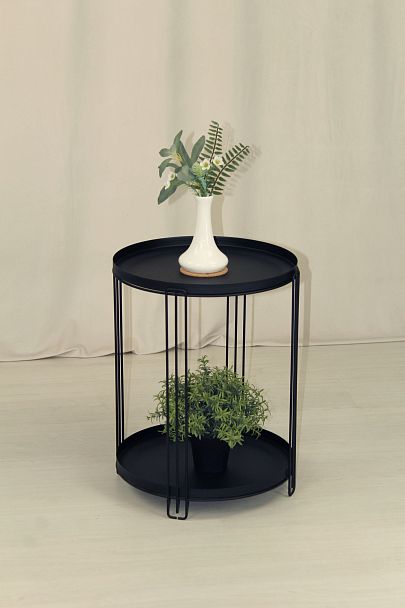 Столик журнальный Sheffilton SHT-CT31 черный муар - Вид 7