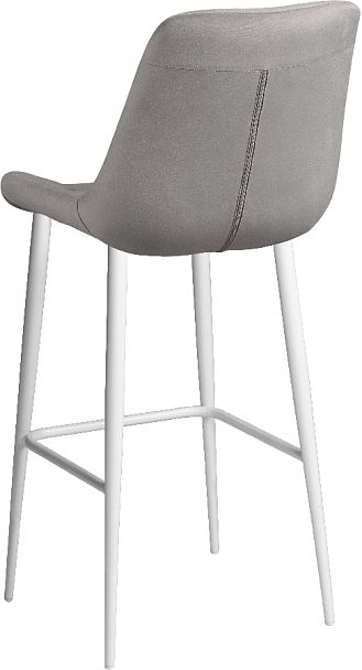 Комплект барных поворотных стульев Эйден, Confetti silver/белый, 2 шт. - Вид 6
