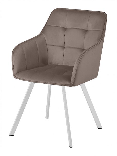 Комплект кресел поворотных Мони, Confetti mocco/белый, 2 шт. - Вид 2