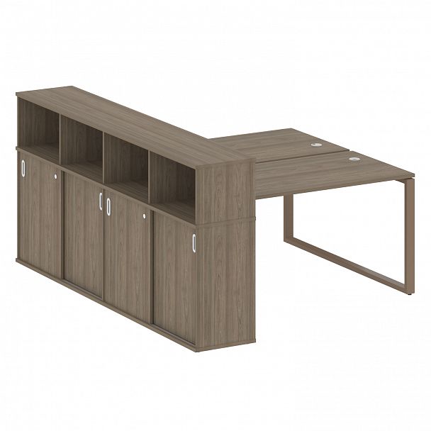 Рабочая станция "Metal System" БО.РС-СШК-4.3 вяз/мокко - Вид 1